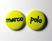 Marco Polo - 1 inch Buttons - Pin or Magnet