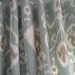 A Pair Of 50x96 Flat Panels On Clip Rings /Rod Pocket Draperies In Ikat Spa