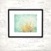 Nature Photography - tree wall art mint green print yellow gold teal turquoise blue light botanical - 11x14, 8x10 Photo, "Gentle Whisper"