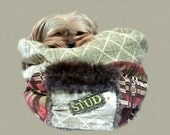 Pet Bed Designer OOAK Stud Cozy Pet Sac X-small