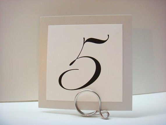 Wedding Table Number Holders, Event Decorations, Reception Decor, 11