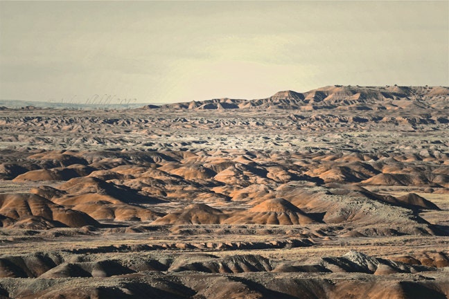 Painted Desert Photography Print 11x14 Fine Art Arizona Winter Southwest Red Rock Mountain Landscape Photography Print.