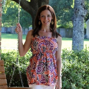 INSTANT DOWNLOAD Women's Tunic - PDF Sewing pattern- womens pattern - womens top - easy sewing