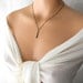 bar necklace, everyday necklace, simple necklace, layering necklace short necklace for layering