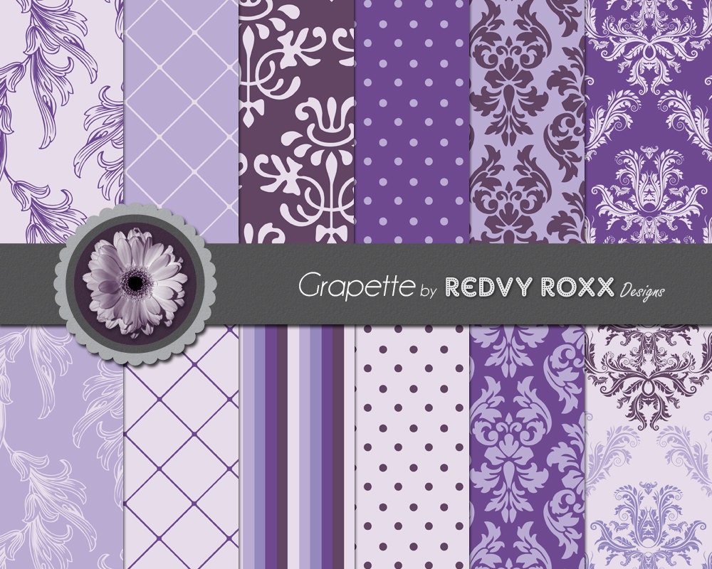 Printable Grapette Patterns