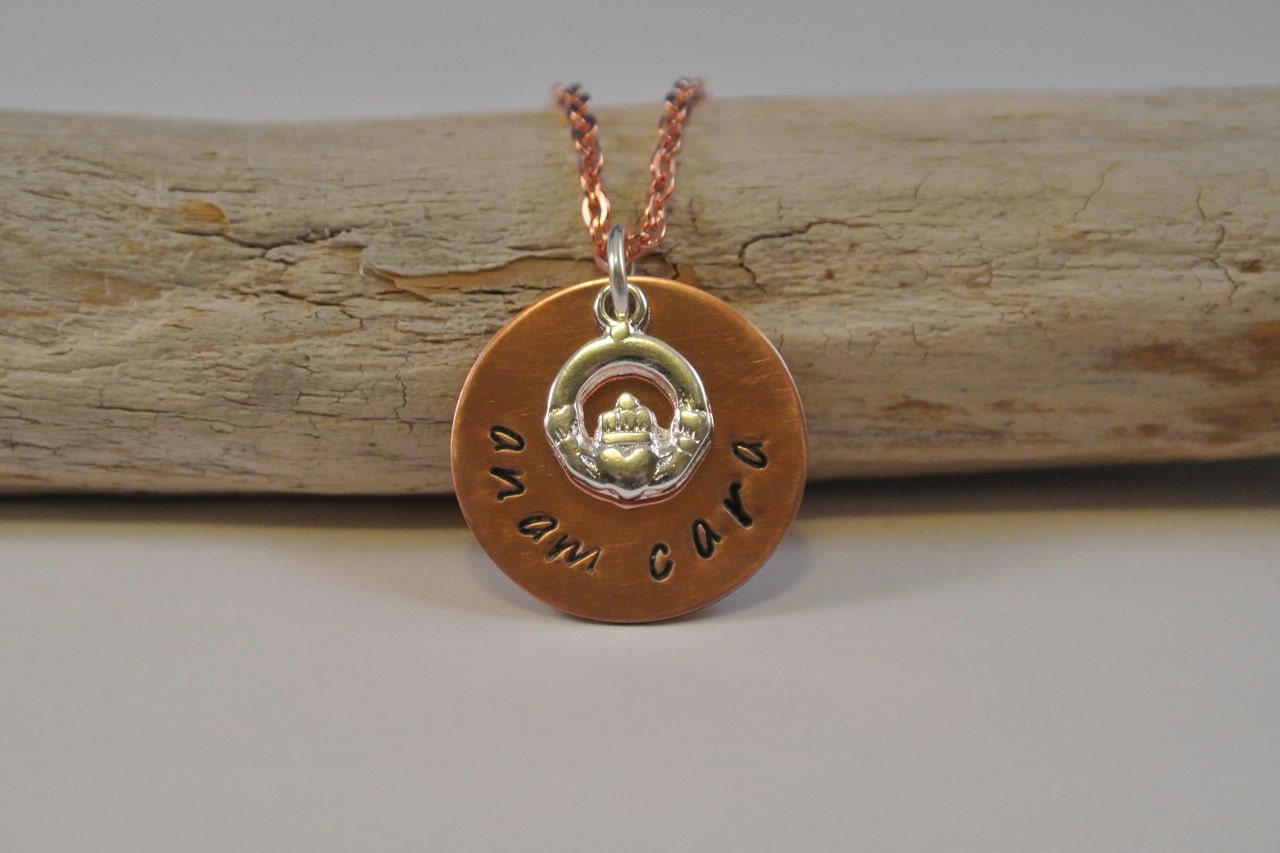 Anam Cara  - Soul Friend/Soul Mate - Gaelic Irish Necklace