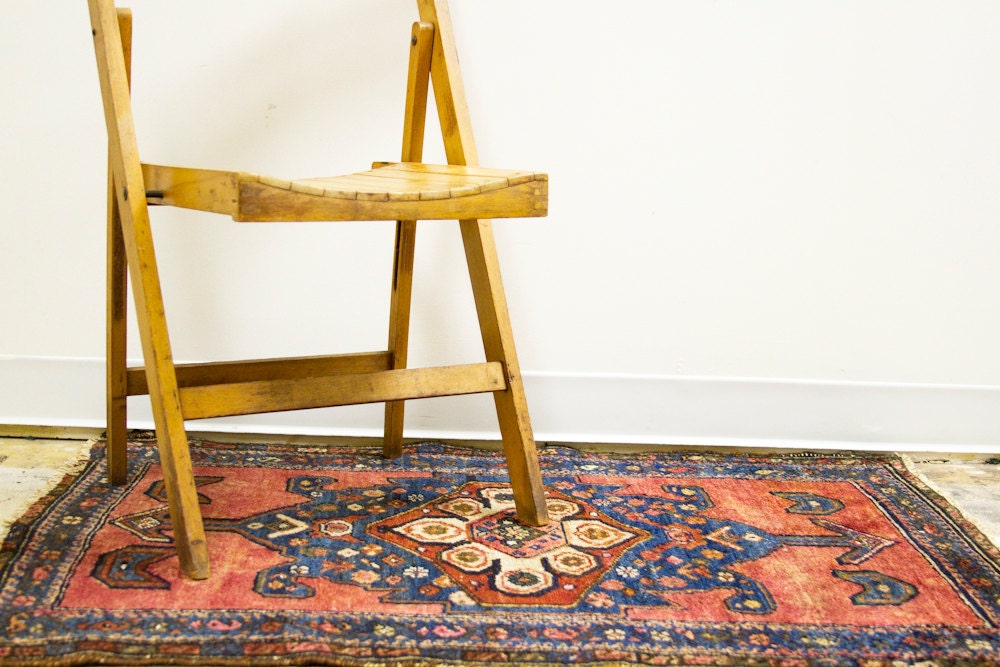 Jewel Rose Vintage Persian Rug
