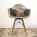 Rare 1st Production PAW Rope Edge Elephant Hide Grey Zenith Swivel Chair