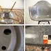 Rare 1st Production PAW Rope Edge Elephant Hide Grey Zenith Swivel Chair