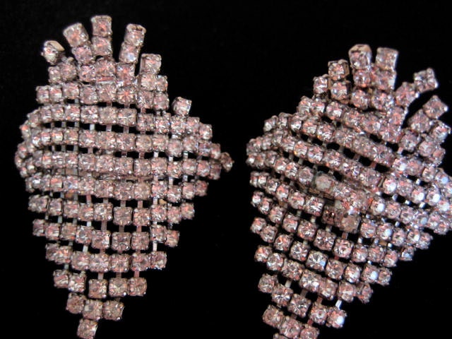 Rhinestone Shoe Clips Waterfall By Musi