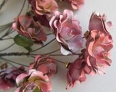 Pink Sweetheart  Metal Rose Bouquet With Stems