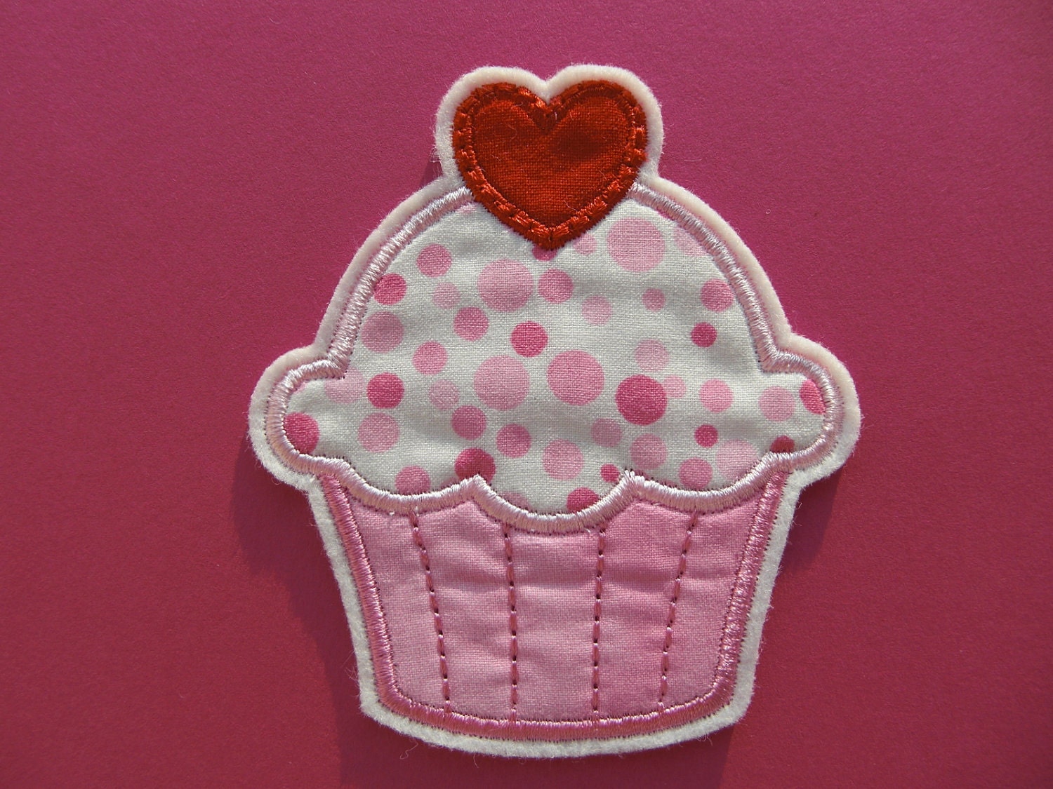 iron-on applique/patch - muffin