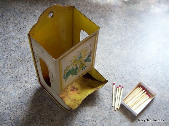 Antique Match Holder