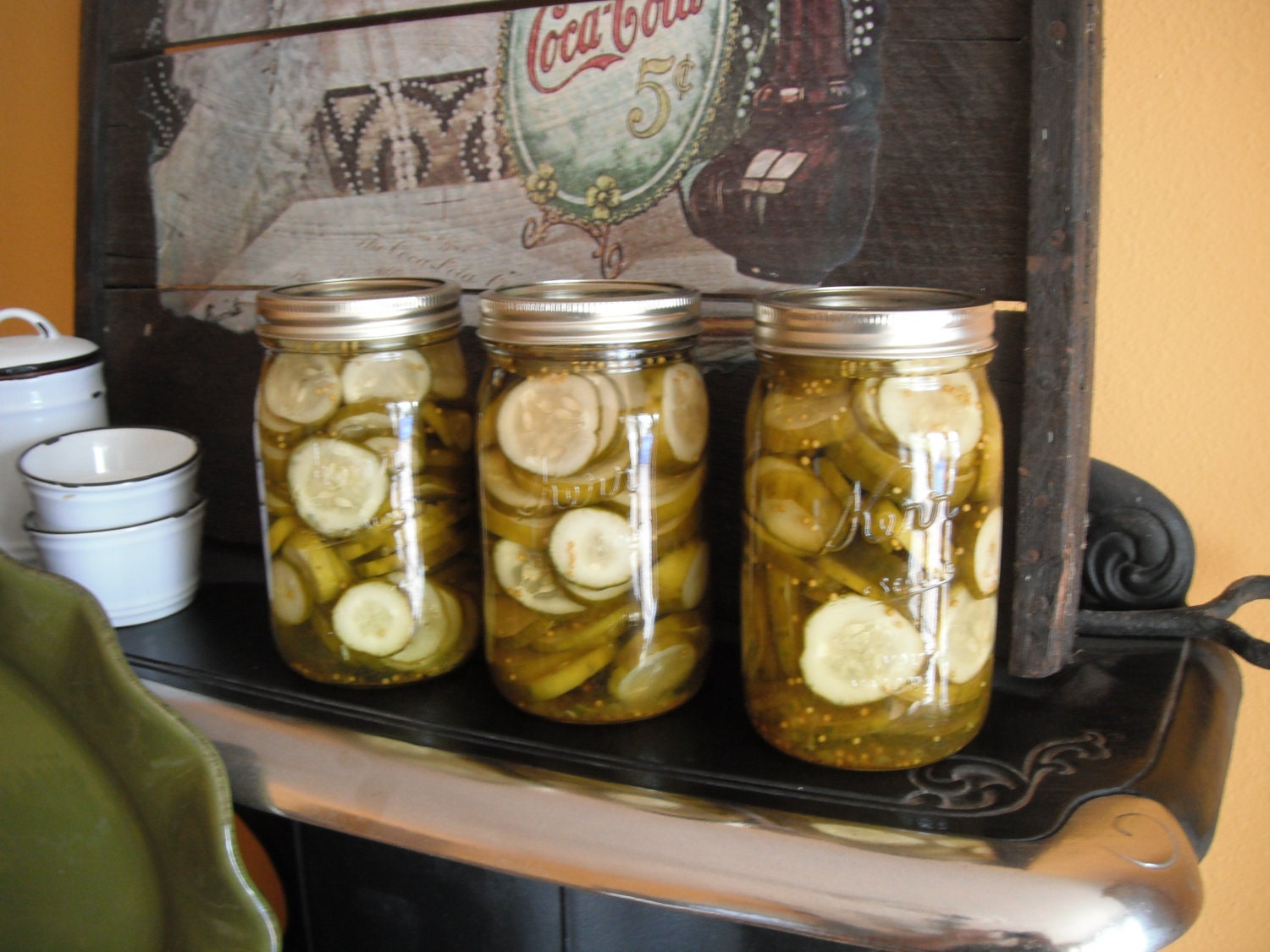 Homemade Sweet Pickle Chips