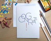 Congratulations card (blank)