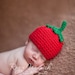 Tomato Hat Baby Photography Prop