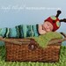The Very Hungry Caterpillar Crochet Cocoon and a Beanie Set Photography prop