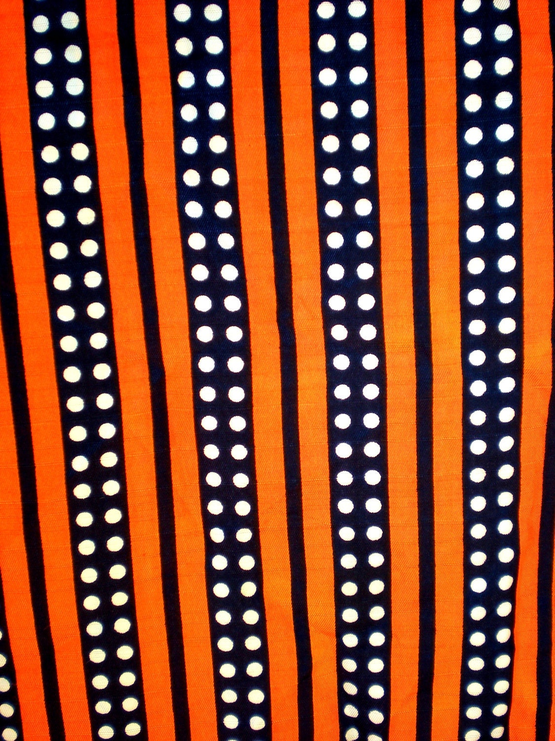 Polka Dots and Stripes Vintage Scarf