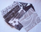 B&W Notecards set of 12