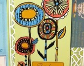 Thank You card with Mod Flowers