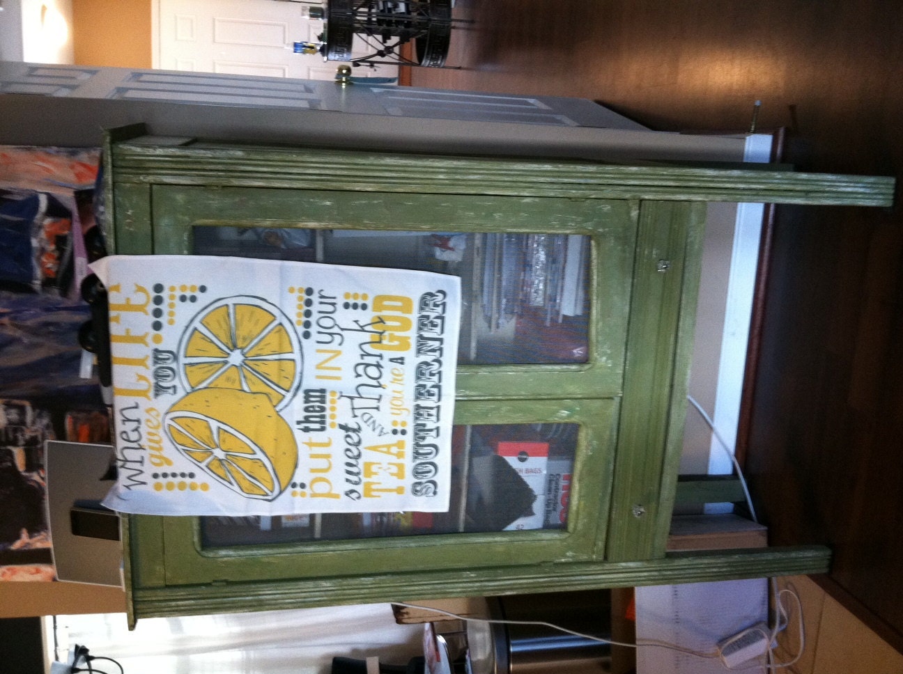 Screen print Tea Towel - When Life Gives You Lemons Put Them in Your Sweet Tea