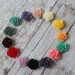 Pick Your Color Rose Cabochon Earring