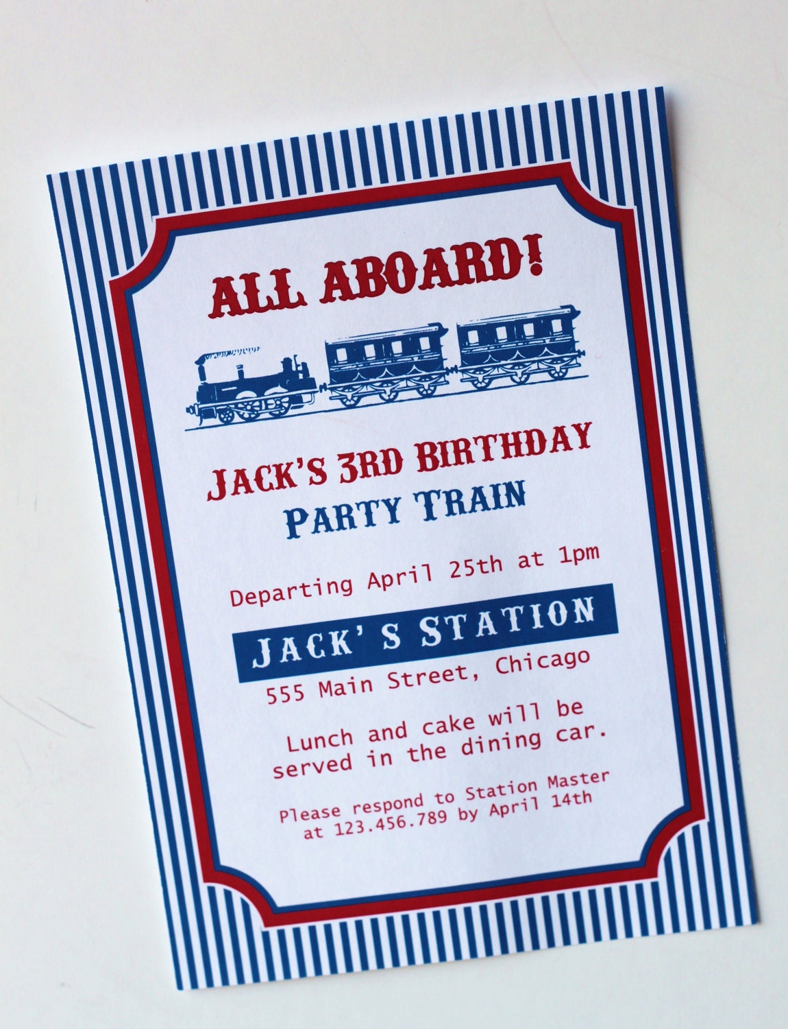 Printable Train Party Personalized Invitations Il_170x135