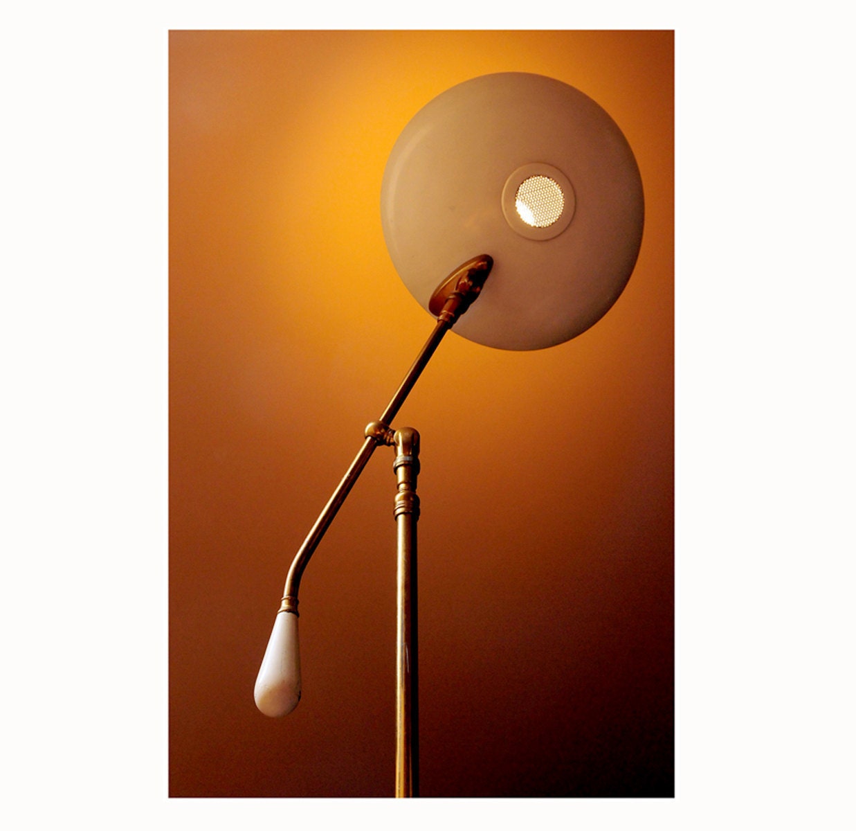 Unique Lighting ,Mid Century Modern Floor Lamp,Gerald Thurston,Lightolier, Flying Saucer,Atomic,Eames Era,A Vintage Beauty