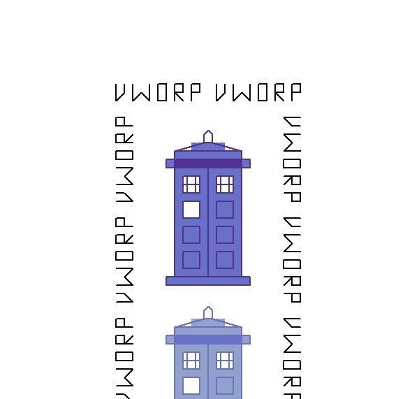 Doctor Who Bookmark Pattern - Disappearing TARDIS