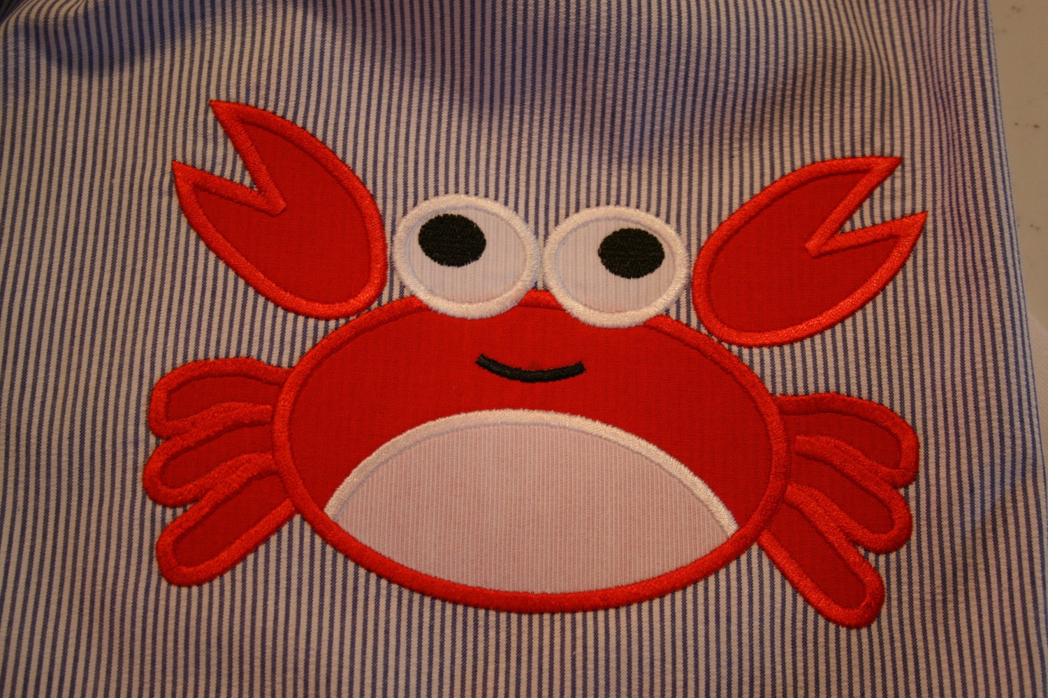 Baby Girl's Crab Pillow Case Dress. Size 0-24 Months