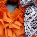 Halloween Burlap Rag Wreath