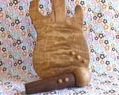 Natural Wooden Toy Microphone, Wooden Instruments