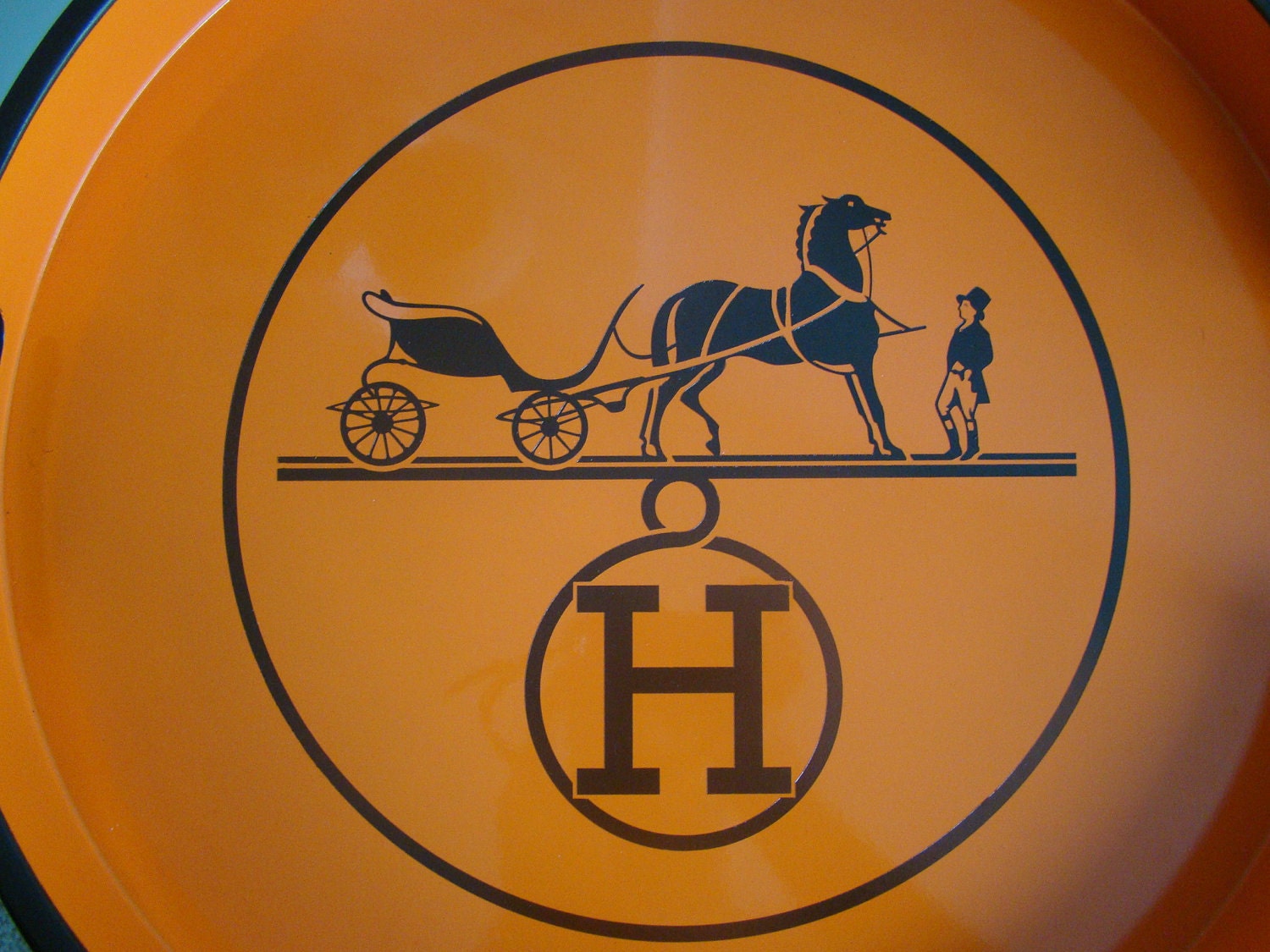 Hermes Logo Tray