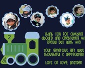 Thank You Card: Choo Choo Train