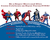 Birthday Invitation: Super Hero