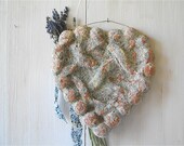French Vintage Heart Decorative Pottery from PARIS