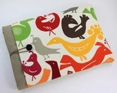 Laptop Case, 13" MacBook Case, 13" MacBook Air Case, 13" MacBook Pro Case, PADDED, with 1 large front pocket  - Colorful Birds
