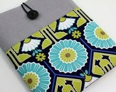 iPad Case, iPad Sleeve, iPad Cover, PADDED, with pockets for iPhone - Modern Meadow Sunflower Lake