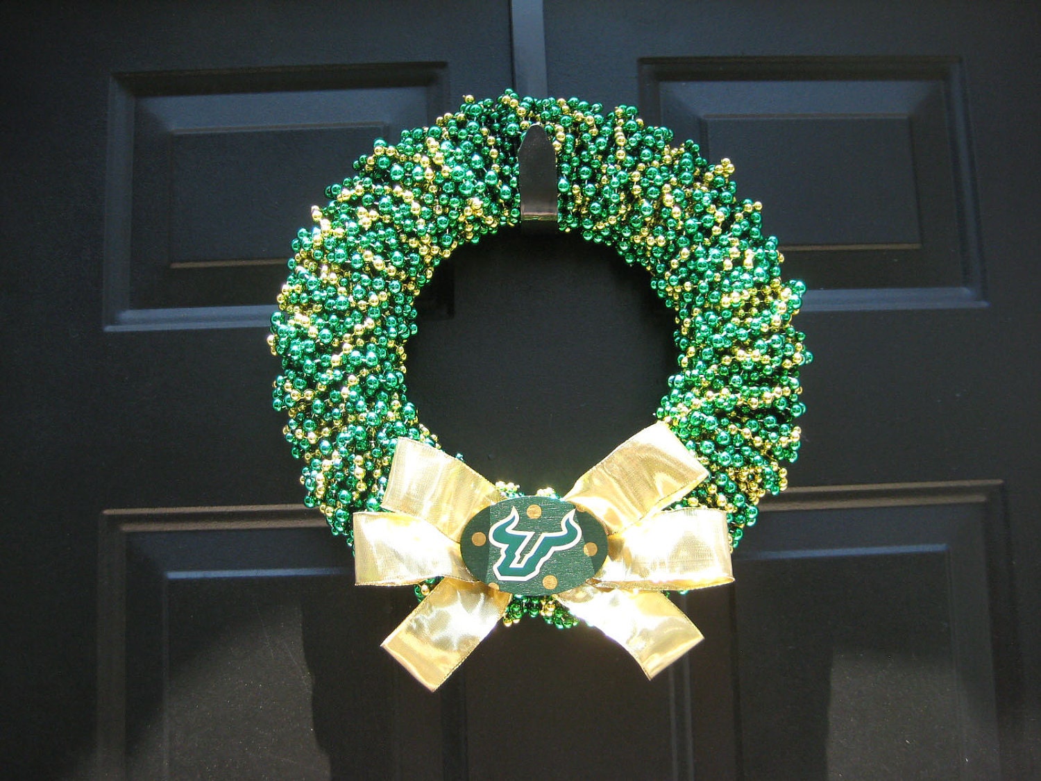 Beaded Team Colors Wreath Custom Any School