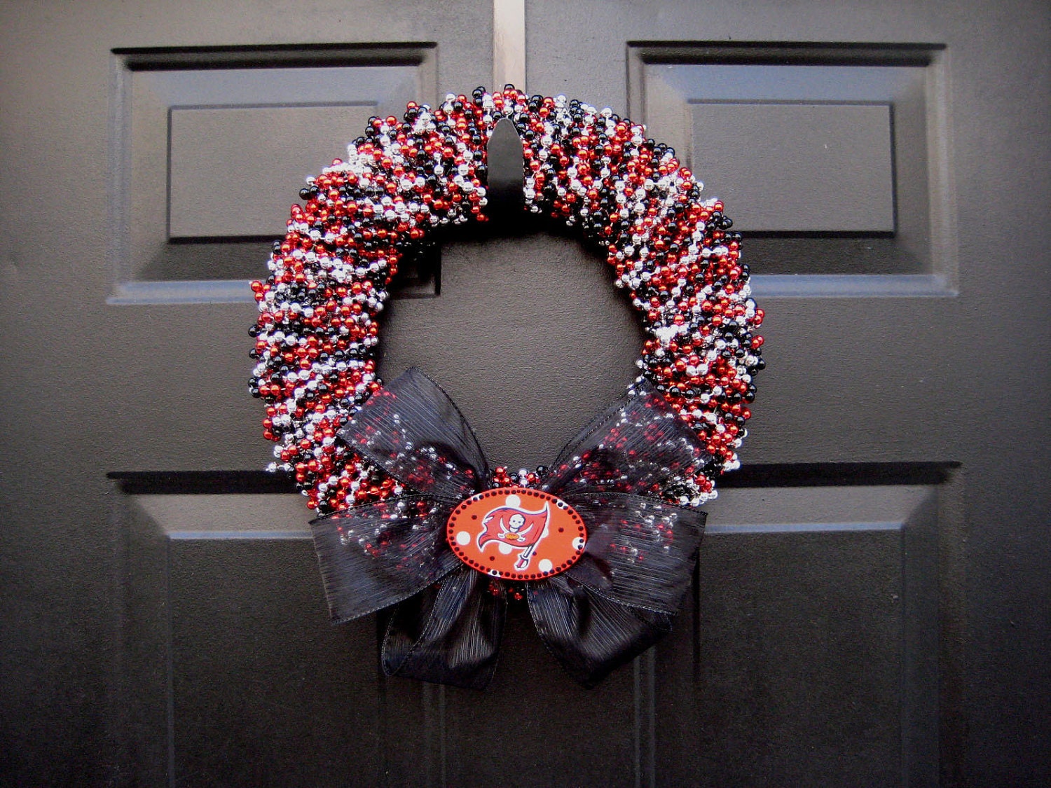 Beaded Team Colors Wreath Custom Any School