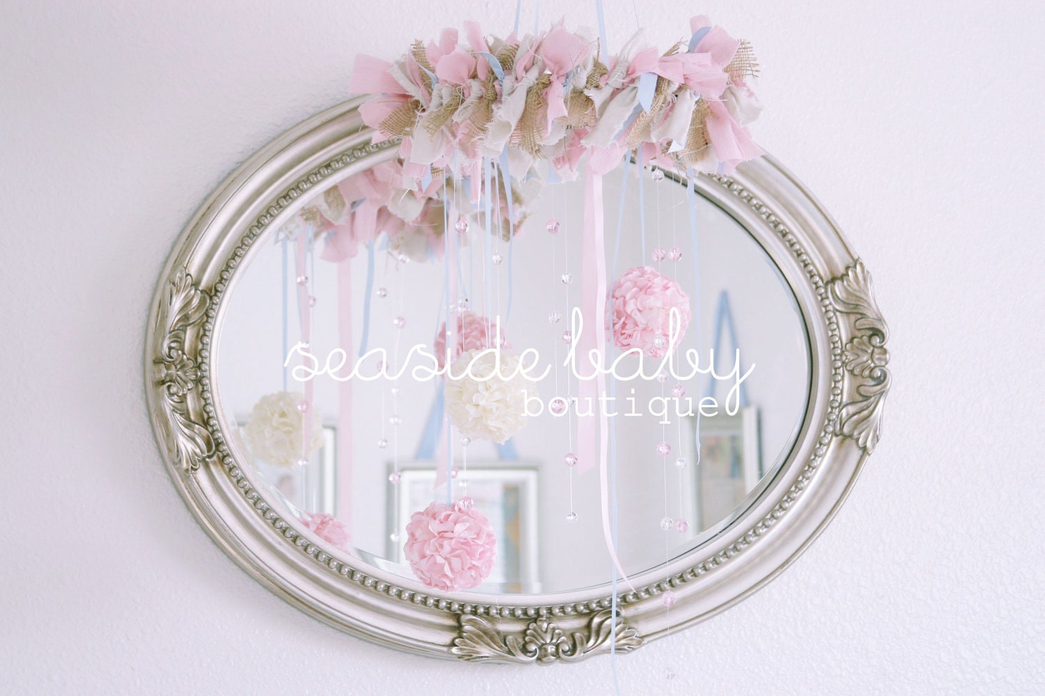 Shabby Chic Crystal Mobile