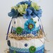 SALE Cute as a Button - Diaper Cake