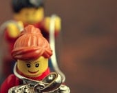 Lego Photo nerd pop photography girl still life camera fine art photograph home decor 5x7 print