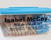 A Little Love for Kids with Food Allergies - Organizational Vinyl Art - FREE Shipping