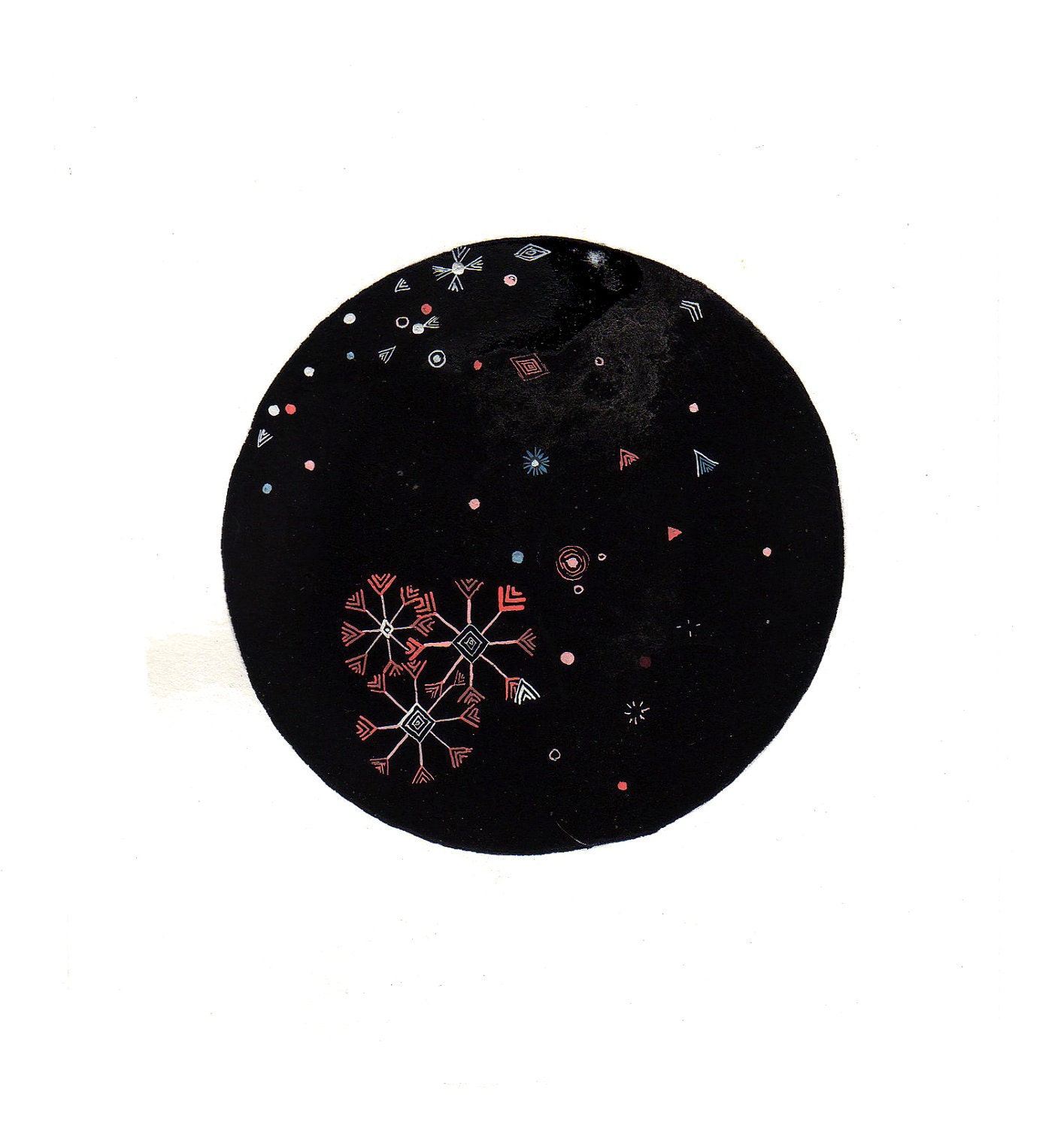 Callisto - Satellite of Jupiter - Solar System Original Illustration