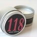 No. 118: GRAPEFRUIT and MANGOSTEEN  // Natural Soy Candle // 6 oz Tin // Highly Scented