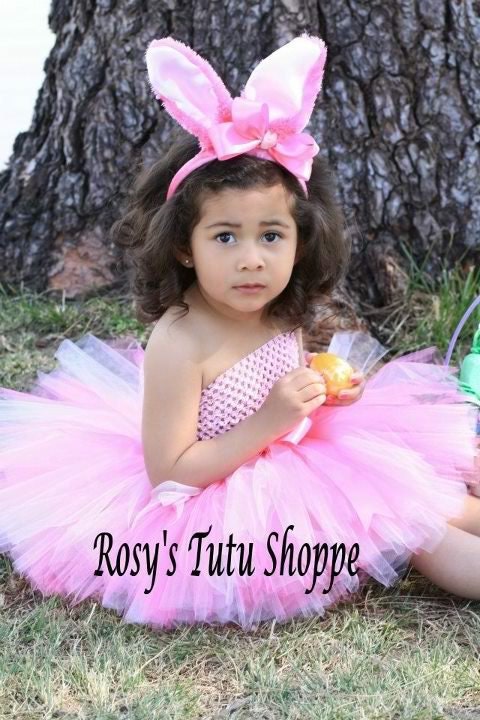 Easter Bunny Tutu Set (pink) Newborn - 12 months Il_170x135