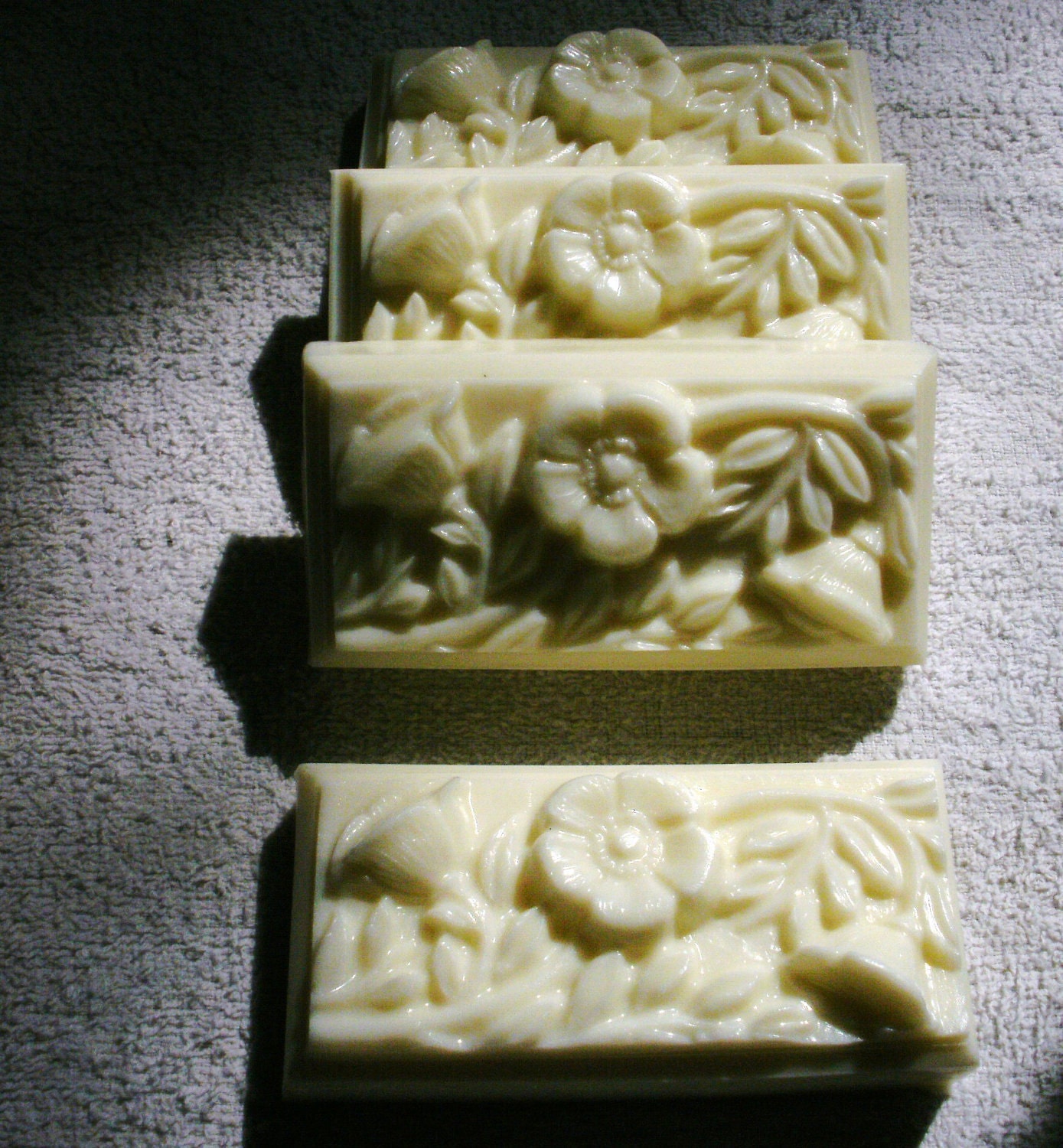 SALE Strawberry and Vanilla Thistle Soap with French Green Clay