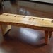All Stitched Up Maple Slab Coffee Table with Black Walnut Butterflys