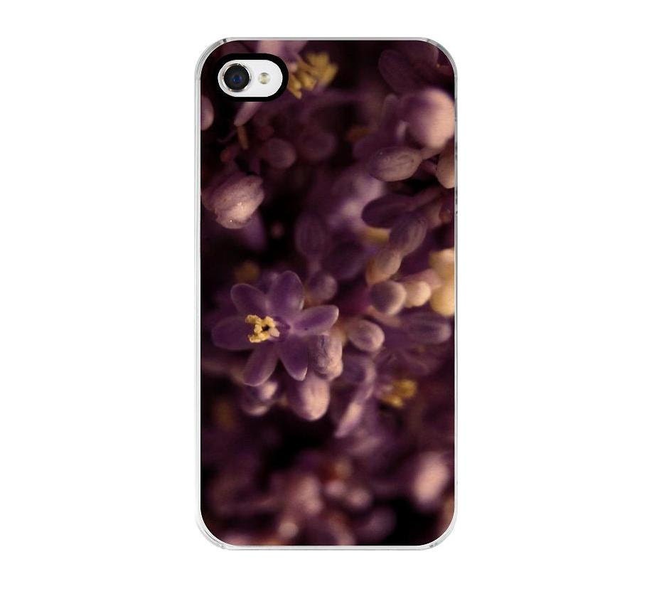 Liriope Blooms iPhone Case - iPhone 4 and 4s, Decorative Case, Hard Case, iPhone Cover, Purple, Flowers, Blossoms, Blooms, Girly - SweetMomentsCaptured
